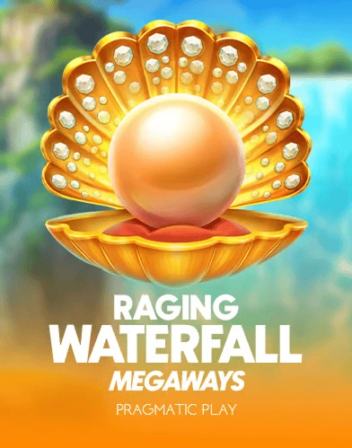 Raging Waterfall Megaways slot with golden pearl