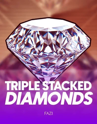 Triple Stacked Diamonds slot with large diamond by Fazi